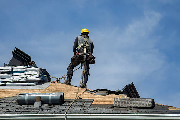 Professional Roofing technician working in Lewis Center, OH